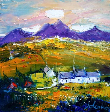 A quiet evening Isle of Jura 12x12